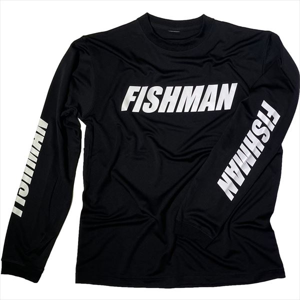 fishmans ロングTシャツ フィッシュマン ウェア ロングTシャツ(ブラック) (M ブラック): ウェア