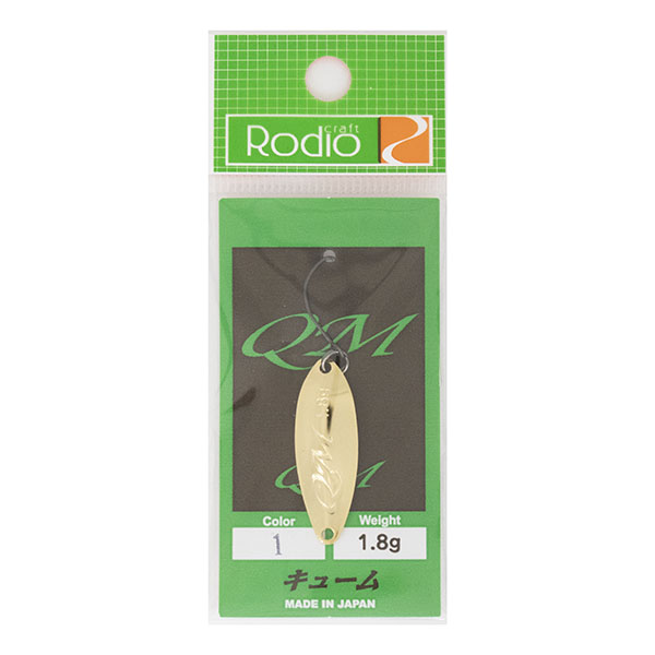 ロデオクラフト スプーン QM 1.8g #1 ゴールド: トラウトルアー