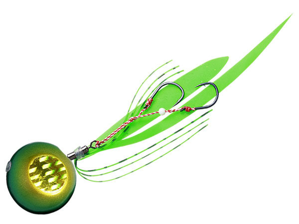 メジャークラフト タイラバ 鯛ラバ 鯛乃実 45g #6ゴールド/グリーン