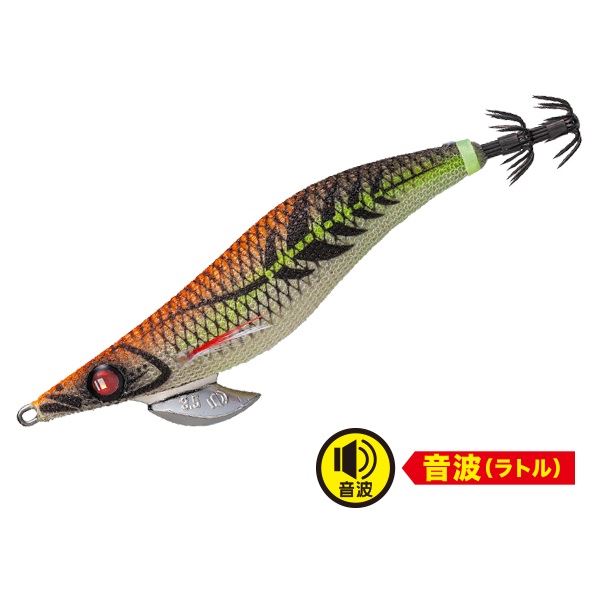 エギ・餌木 18個セット メジャークラフト エギ 餌木蔵ベイトフェザー音波 EBFO-2.5号 #010
