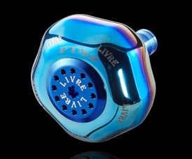 メガテック（ＬＩＶＲＥ） ノブ単体(PT52 ダイワL用) 1個 (ファイヤー+ブルーC) メガテック（LIVRE） ノブ単体(PT52 ダイワL用) 1個 (ファイヤー+