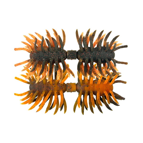 イマカツ ワーム ヘアリースパイダー クジャラ110 ツートンカラー