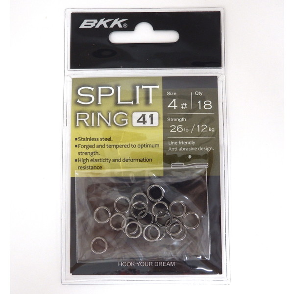 BKK スナップ・リング スプリットリング-41 #4: ルアー用品｜釣具の