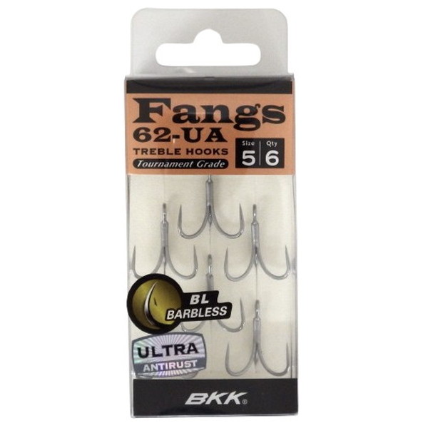 BKK トリプルフック FANGS-62 BL UA #5: ルアー用品｜釣具の通販