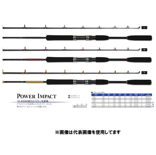パワーインパクト 180 L: 竿｜釣具の通販ならキャスティング