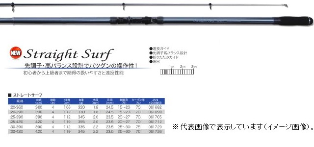 プロトラスト（PROTRUST） ストレートサーフ 25-420: 竿