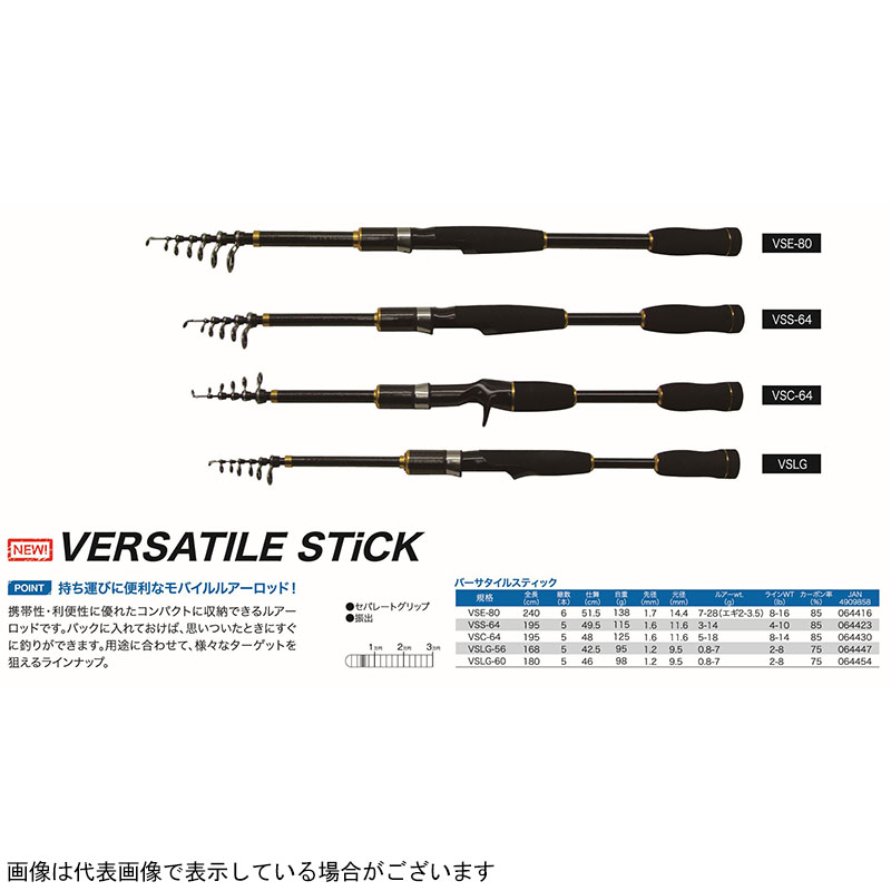 �o�[�T�^�C���X�e�B�b�N ���o�C�����A�[���b�h VSS-64 (�X�s�j���O �U�o)