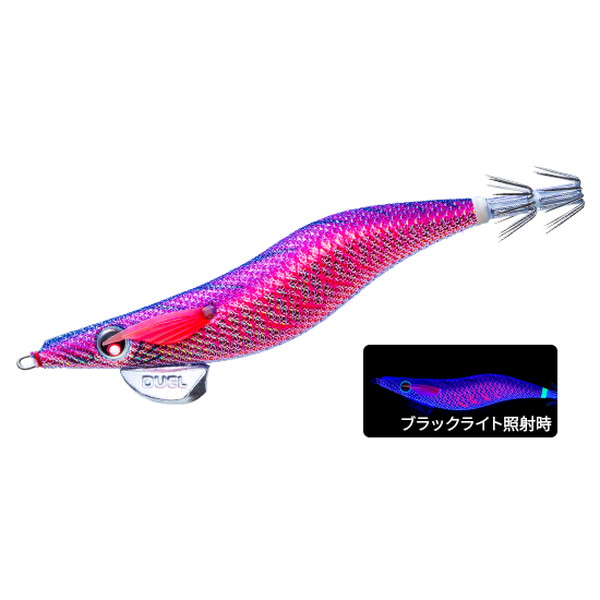 【新品】デュエル　パタパタ　3.5号　ケイムラ　パープルボイル　限定色 デュエル エギ EQ (Egiオリジナル) 3.5号 07 KVPU ケイムラパープル