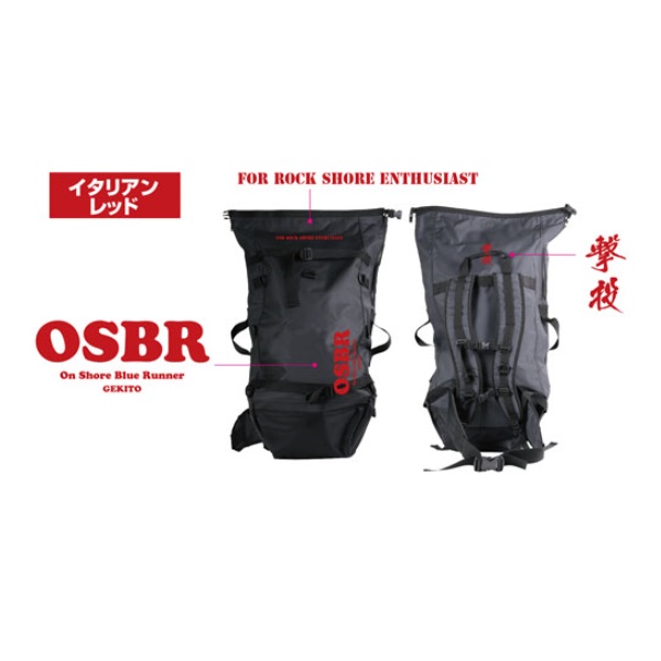 オーナー タックルバッグ 撃投タフクライムバッグ 65L イタリアンレッド オーナー タックルバッグ 撃投タフクライムバッグ 65L イタリアン