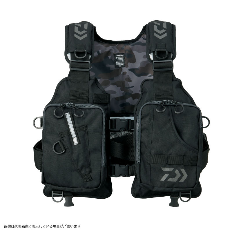 ダイワ ｄｆ ６４０６ フローティングベスト ジェットブラック フリー ウェア 靴 ウェーダー 釣具のキャスティングオンラインストア 全国50店舗以上を展開する大型釣具店
