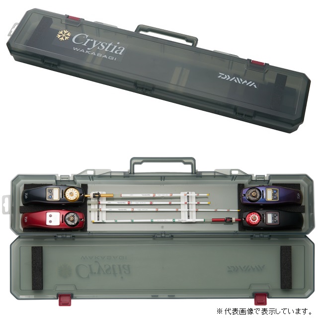 ワカサギ電動リール　ダイワクリスティア MR 2台　ケース付き ダイワ クリスティア ワカサギ ケース 速攻 SM: バッグ