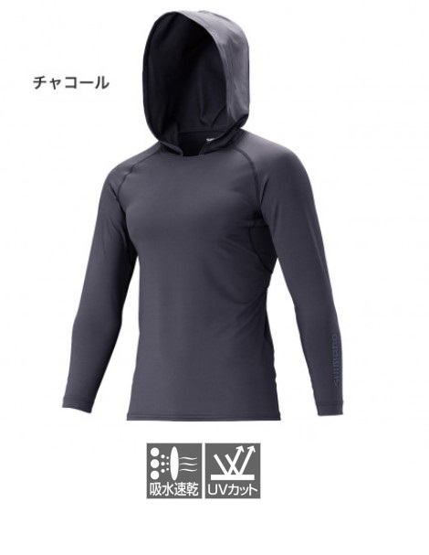 シマノ IN-062Q サンプロテクション ロングスリーブフーディシャツ