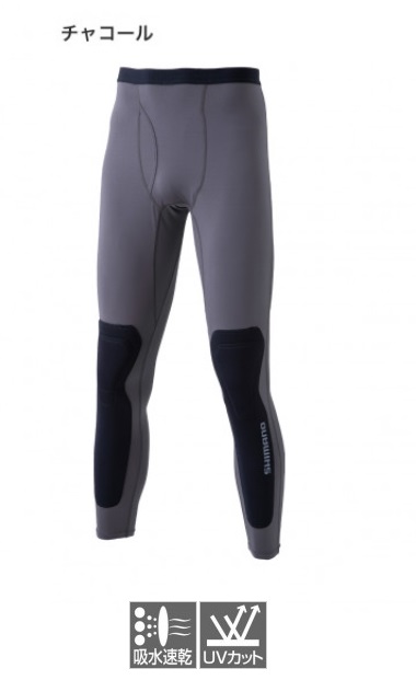 シマノ IN-067S サンプロテクション マスタータイツ チャコール 2XL