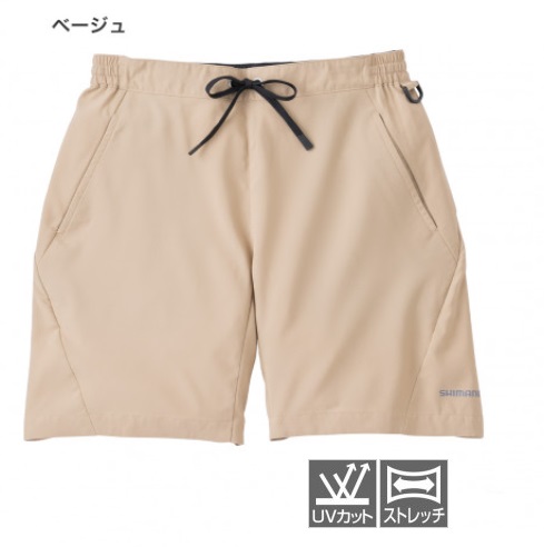 シマノ WP-043T SSライトショートパンツ ベージュ 2XL: ウェア・靴