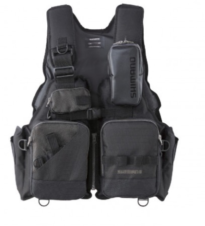 シマノ VF-024U ゲームベスト ブラック: ウェア・靴・ウェーダー｜釣具