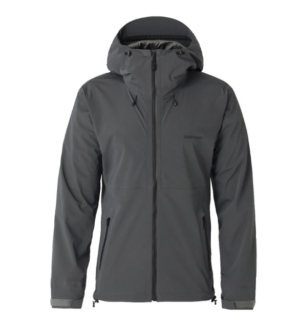 シマノ レインウェア RA-006V ストレッチ レインジャケット チャコール