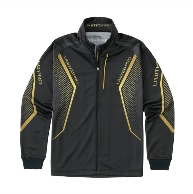 【新品未使用】シマノ リミテッドプロ フルジップシャツ 長袖 L SH-107V シマノ ウェア リミテッドプロ フルジップ シャツ SH-107V ブラック(L