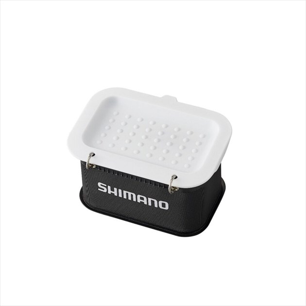SHIMANO　レインウエア　未使用　ファイアブラッドサシエバッカンサービス シマノ 餌箱 BK-1B2V サシエバッカン ブラック S: バッグ・ケース