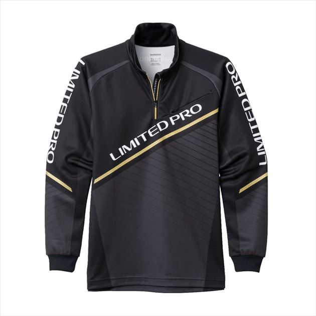 シマノ　ハーフジップリミテッドプロシャツ シマノ ウェア SH-110V リミテッドプロ ハーフジップウォームシャツ