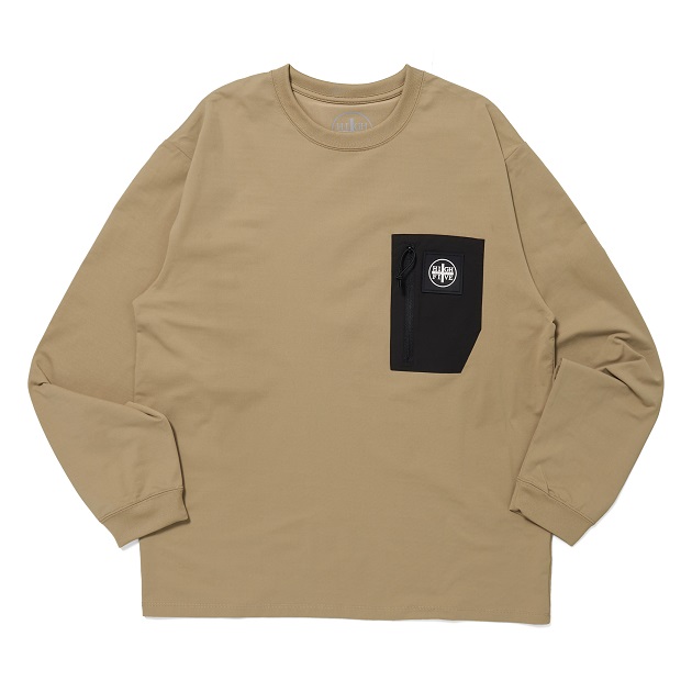ハイファイブファクトリー ドライポケットロングスリーブTシャツ (Dry
