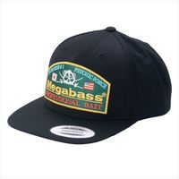 KoX@MEGABASS CAP PSYCHIC SNAPBACK BLACK/GREEN(TCLbNXibvobNubN/O[)