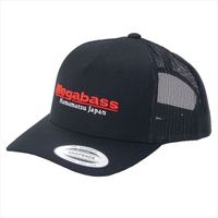 KoX@MEGABASS CAP CLASSIC TRUCKER BLACK/RED(NVbNgbJ[ubN/bh)