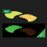 ティモン トラウトプラグ クロボール 2.0g Wグローオレンジチャート