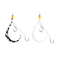 ジャッカル タイラバ 鯛ラバ 乱舞 ビンビンスイッチ スペアラバーフックセット #9/#9 ケイムラ&グローセット【即日発送】