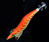 【ネコポス対象品】マルシン漁具 エギ シュリンプアクションD 3.5号 OG (オレンジゴールド)
