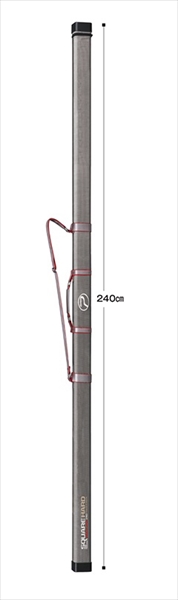 プロックス スクエアハードロッドケースライト 240cm ガンメタ【大型商品】
