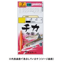 【ネコポス対象品】がまかつ チカ仕掛 チカ 白 7本 T201 針5-ハリス0.8