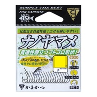 【ネコポス対象品】がまかつ　（バラ）ナノヤマメ　（ナノスムースコート）　５号