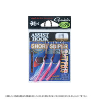 がまかつ アシスト ショートスナイパーベイトプラス シングル GA019 #1【即日発送】