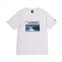 ダイワ ウェア DE-6123 グラフィックTシャツ サラシ ホワイト