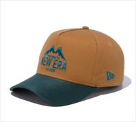 ニューエラジャパン 帽子 9FORTY A-Frame ダックキャンバス ライトブロンズ グリーンスウェードバイザー 56.8 - 60.6cm