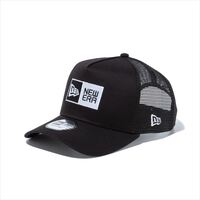 ニューエラジャパン 帽子 9FORTY A-Frame トラッカー Box Logo ボックスロゴ ブラック 56.8 - 60.6cm【即日発送】