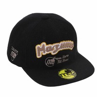 �y�󂠂�z�I�����W�u���[ FLAT CAP ���C���[�h���S �t���[ �u���b�N