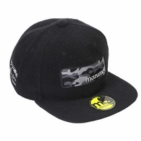 �I�����W�u���[ FLAT CAP BOX�J�� �t���[ �u���b�N