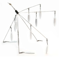 レイドジャパン スピナーベイト バズベイト ゴーストワイヤー ネクストレベル GWNL02 HALF FISH HOLO