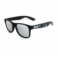 rWACY LOCO Black with White Splash x Chrome Mirror Polarized