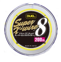 【ネコポス対象品】DUEL デュエル PEライン スーパーエックスワイヤー8 200m 1.2号【即日発送】