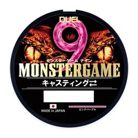 【ネコポス対象品】デュエル PEライン モンスターゲーム 9 キャスティング⇔ 200m 1号 PP ピンクパープル【即日発送】
