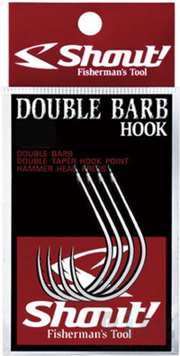 【ネコポス対象品】シャウト! 33-DBダブルバーブS 3/0