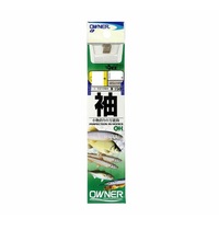 【ネコポス対象品】オーナー OH(糸付) 茶 袖 8号 ハリス1号