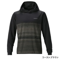シマノ SH-035T ブレスハイパー+℃フーディー コーストブラウン 2XL【ウェア店舗受取でクーポンプレゼント】
