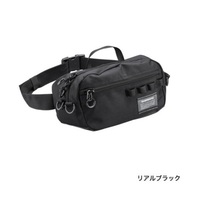 シマノ WB-024R ランガンウエストバッグ リアルブラック M