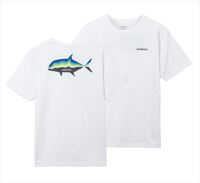 シマノ SH-005W グラフィック 速乾 Tシャツ(M ホワイト