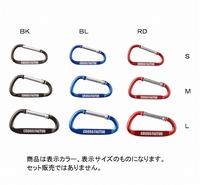 ANP722-MBL カラビナ3Pセット M BL(ブルー)