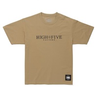 ハイファイブファクトリー ロゴドライTシャツ (Logo Dry T Shirts) ベージュ L