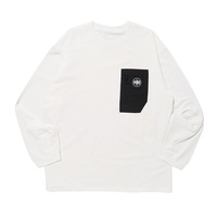 ハイファイブファクトリー ドライポケットロングスリーブTシャツ (Dry Pocket L/S T Shirts) ホワイト S
